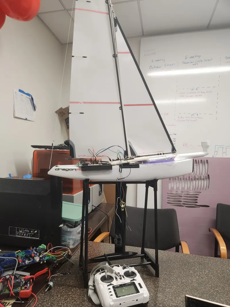 Mini Autonomy Testing Sailboat